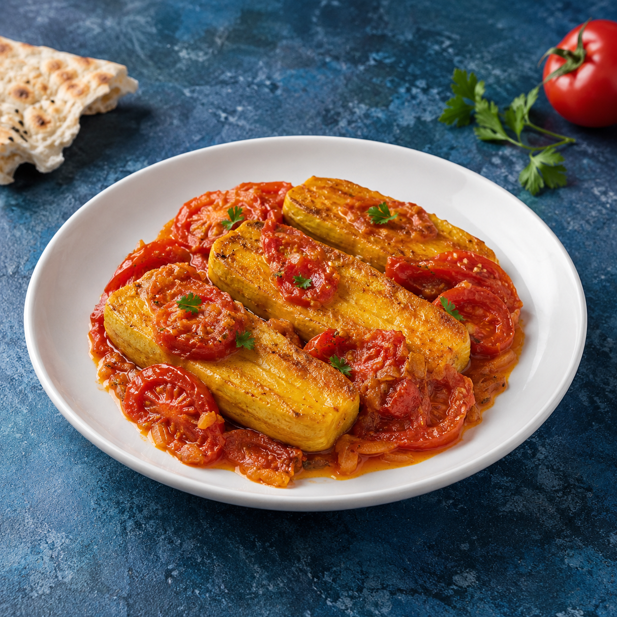 خورش کدوسبز و گوجه